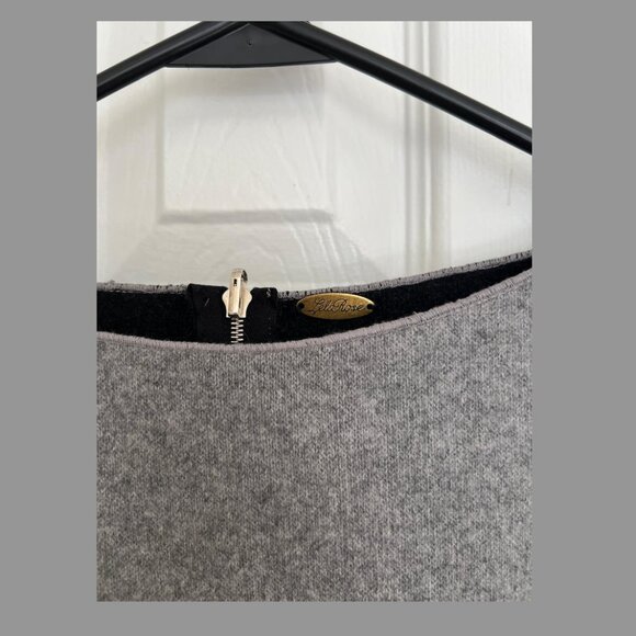 Lela Rose Cashmere 100% BOATNECK DRESS Size 6 Retail$1550 NEW - Picture 2 of 6